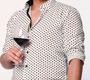 PINOT BLANC POLKA DOT SHIRT