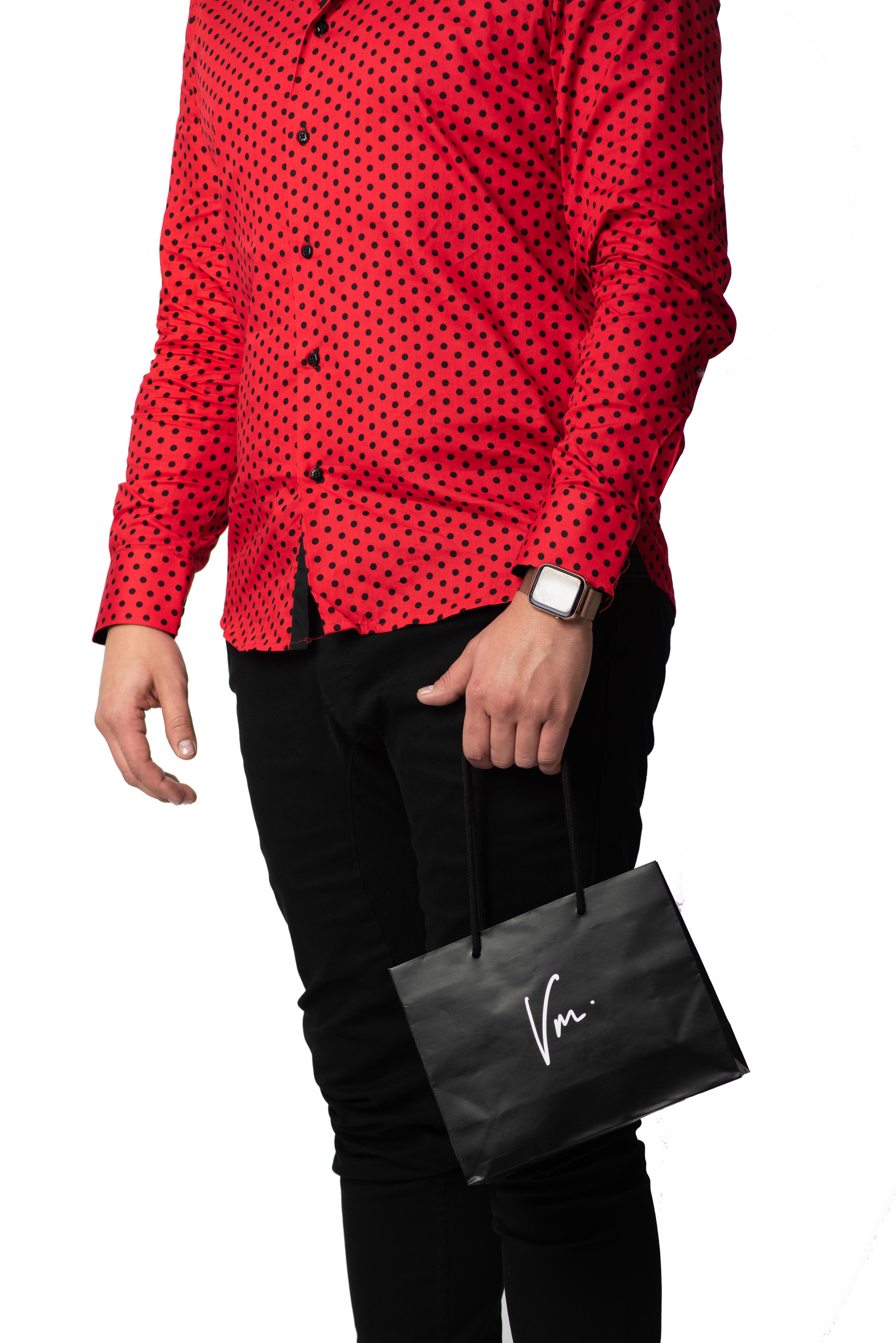 RIOJA POLKA DOT SHIRT