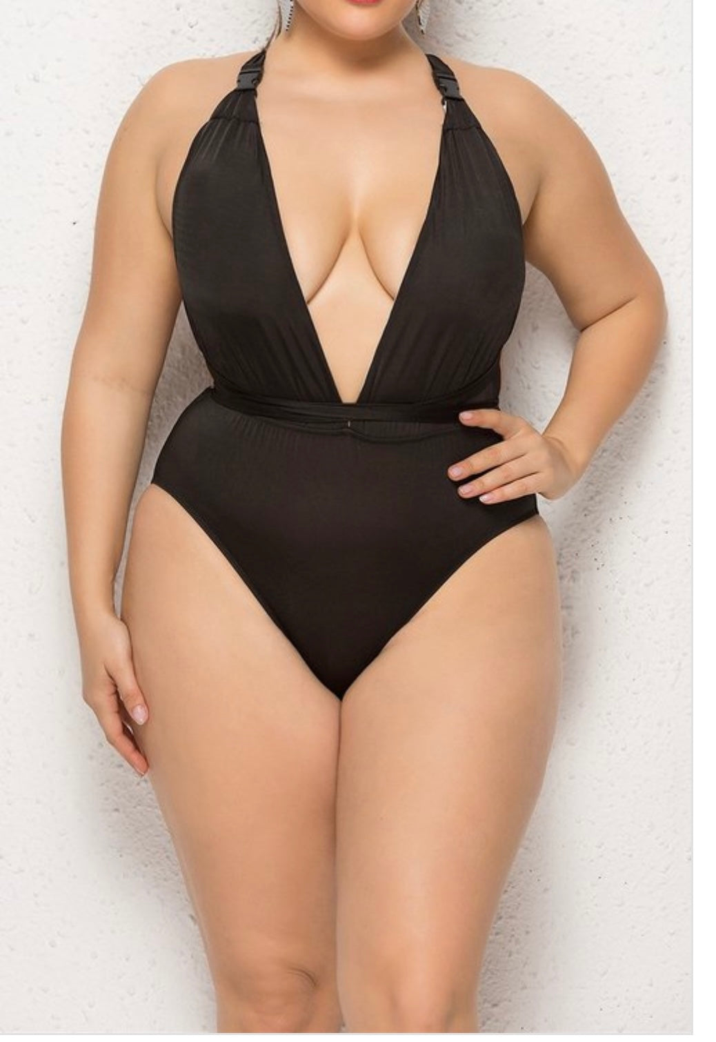 WINE BLACK SWIMSUIT