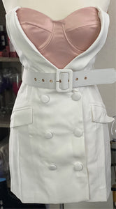 BLANC sparkling dress corset